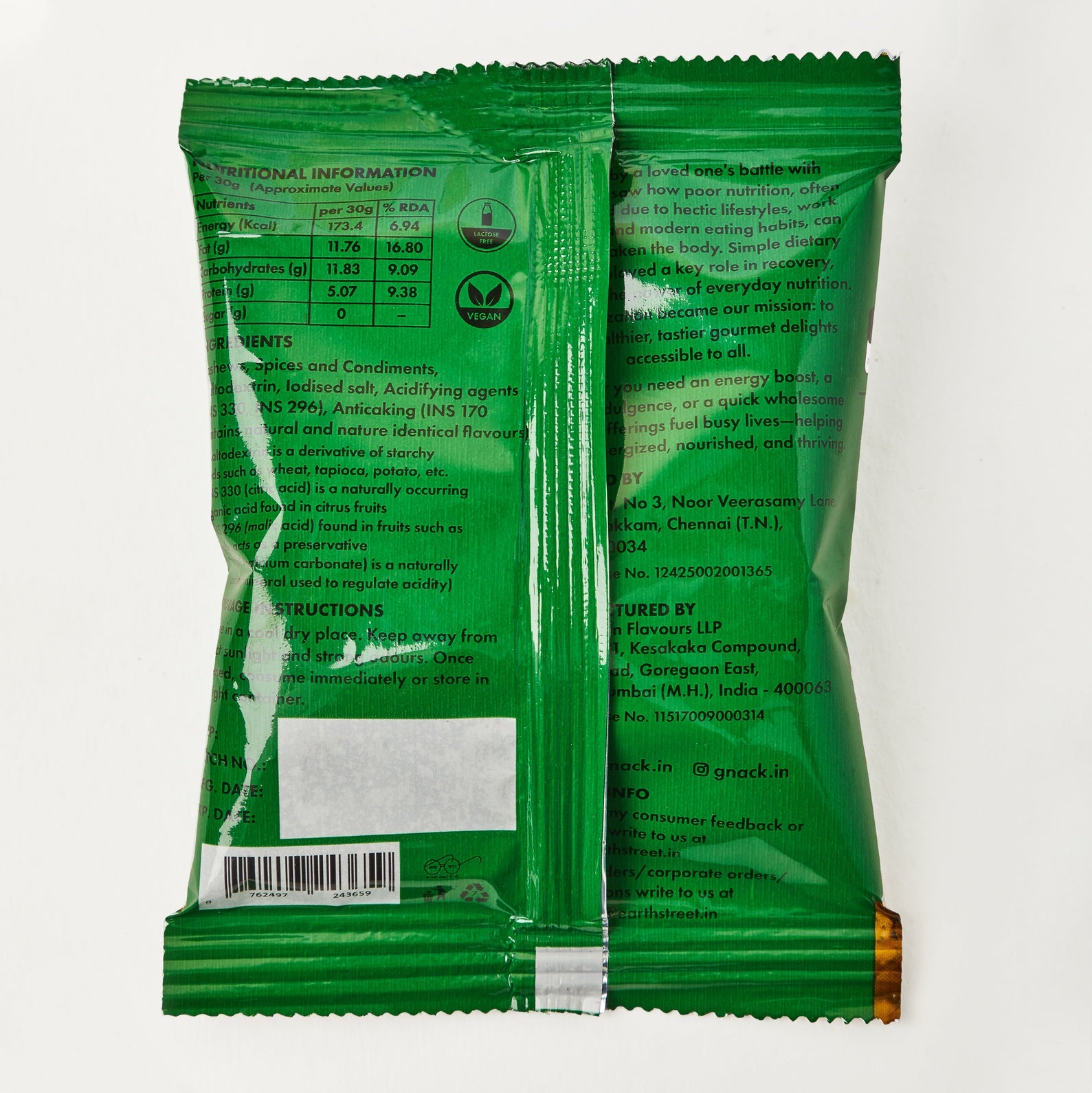 Italian Herb Cashews - 30 gms
