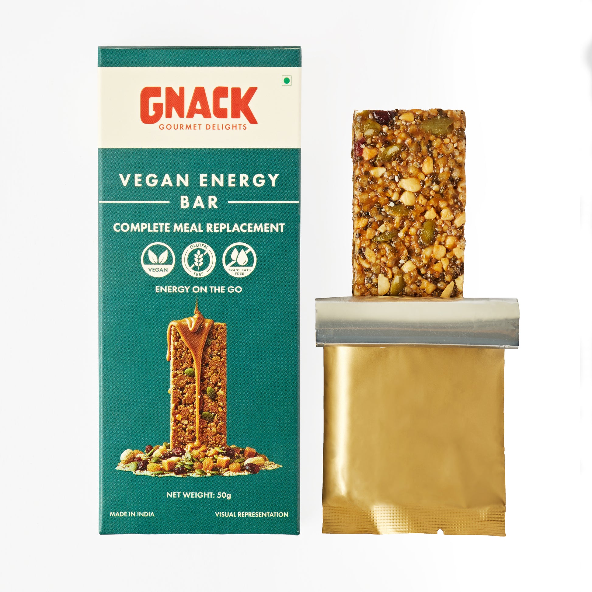Vegan Energy Bar - 50 GMS | VEGAN & GLUTEN FREE