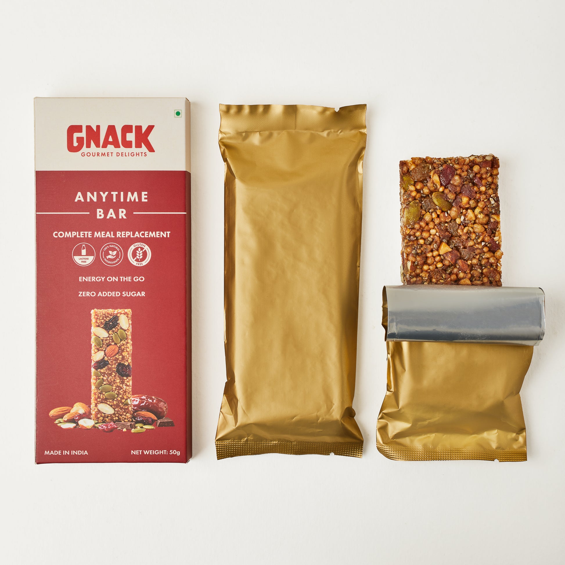 Anytime Energy Bar - 50 gms | LACTOSE & GLUTEN FREE