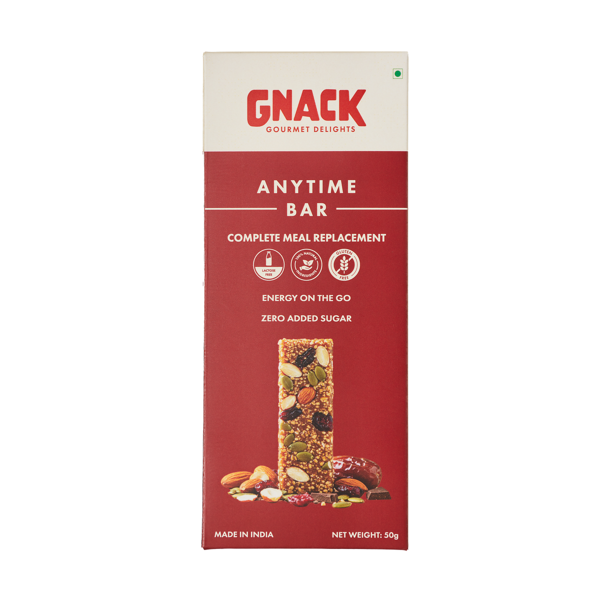 Anytime Energy Bar - 50 gms | LACTOSE & GLUTEN FREE