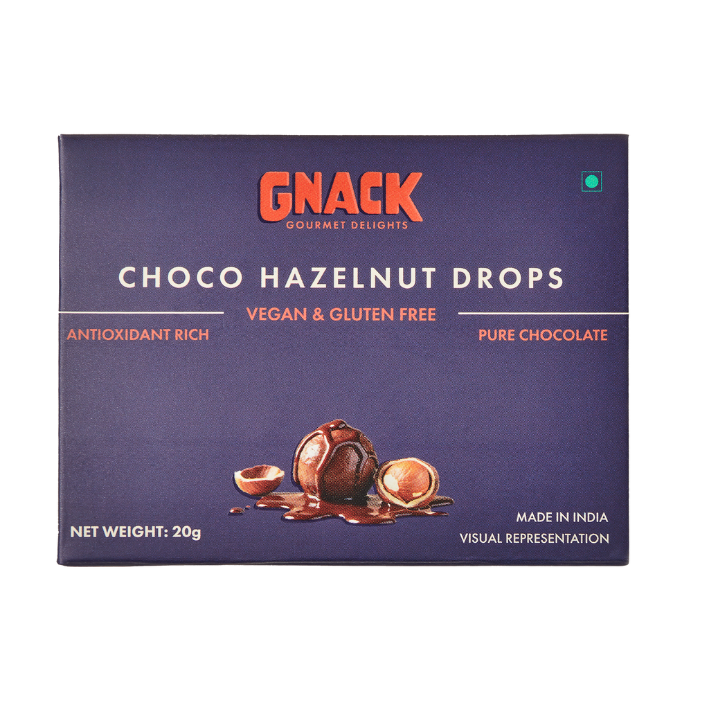 Choco Hazelnut Drops - VEGAN | PURE CHOCOLATE