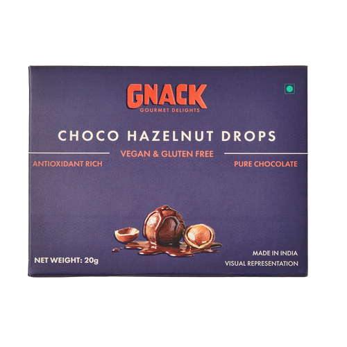Choco Hazelnut Drops - VEGAN | PURE CHOCOLATE