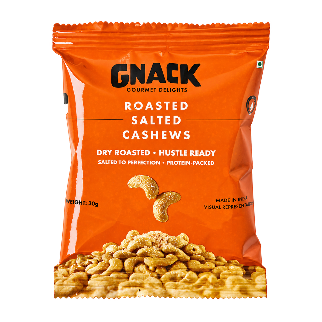 Roasted & Salted Cashews - 30 gms